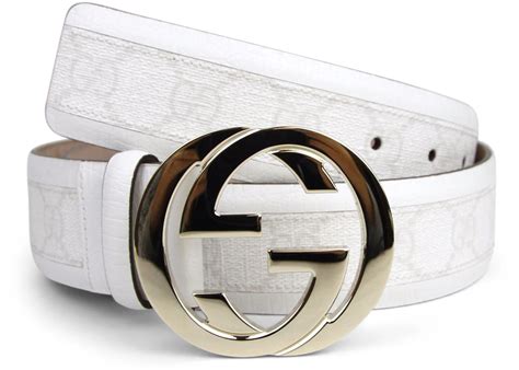 white gucci belts|gucci belt white men.